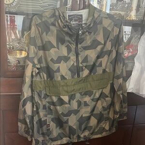 Geometric Camouflage Jacket